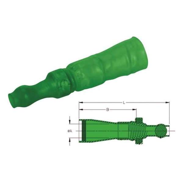 Topflux doorverbinder Groen 25st - Kabelschoen - AMP connector Topflux doorverbinder Groen 25st - Kabelschoen - AMP connector