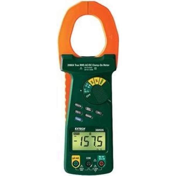EXTECH 380926: 2000A True RMS AC/DC Clamp Meter EXTECH 380926: 2000A True RMS AC/DC Clamp Meter