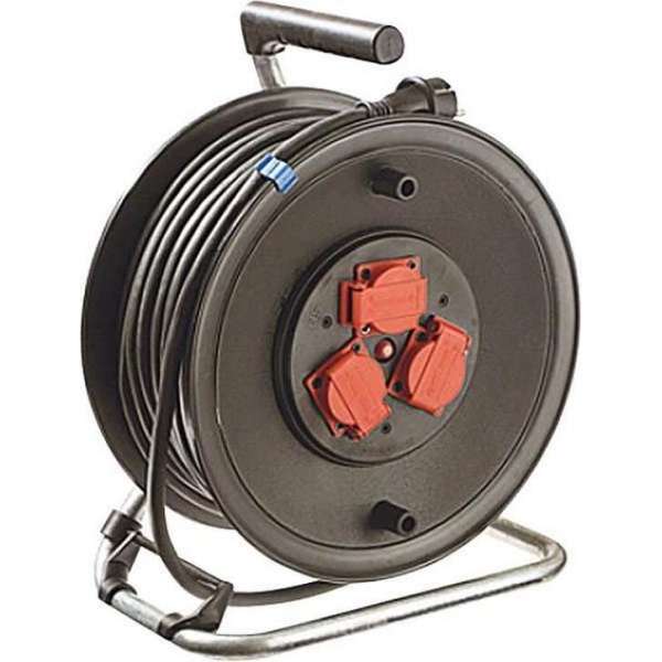 AS Schwabe Kabelhaspel, 25 m rubberen kabel, 230 mm diameter AS Schwabe Kabelhaspel, 25 m rubberen kabel, 230 mm diameter
