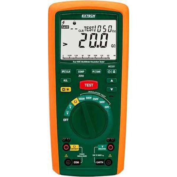 EXTECH MG320: CAT IV Isolatietester/True RMS MultiMeter EXTECH MG320: CAT IV Isolatietester/True RMS MultiMeter