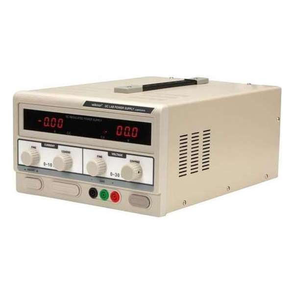 DC-LABOVOEDING 0-30 VDC / 0-10 A MAX MET DUBBEL LED-SCHERM DC-LABOVOEDING 0-30 VDC / 0-10 A MAX MET DUBBEL LED-SCHERM