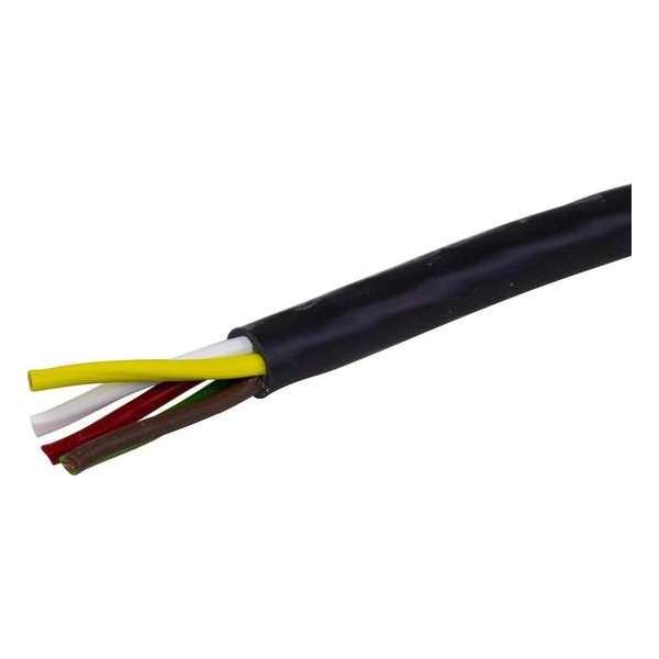 Elektrokabel 5x1mm², Rol 100 meter Elektrokabel 5x1mm², Rol 100 meter