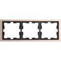 Afdekraam D-Life 3V - Metaal Champagne - Systeem Design - Schneider Electric - MTN4030-6551