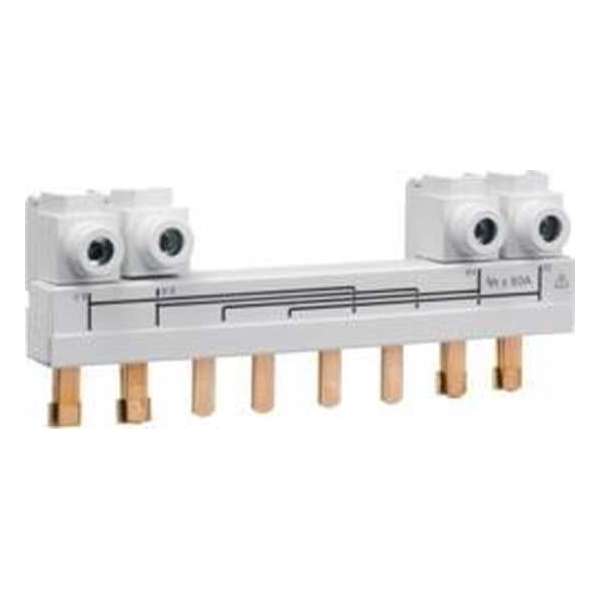 Hager HZC709 Doorverbindingsrail 4-P voor HIM406 HIM408 Hager HZC709 Doorverbindingsrail 4-P voor HIM406 HIM408