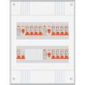 1 fase groepenkast met 12 licht groepen