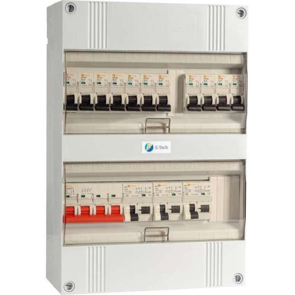 3 fase E-Tech groepenkast 11 groepen 3 fase E-Tech groepenkast 11 groepen