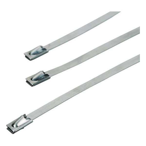 RVS kabelbinders - 100 stuks - formaat: 370 x 4.45 mm RVS kabelbinders - 100 stuks - formaat: 370 x 4.45 mm
