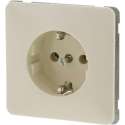 Peha Standard contactdoos – inbouw – 1–voudig – randaarde – crème – 10 stuks