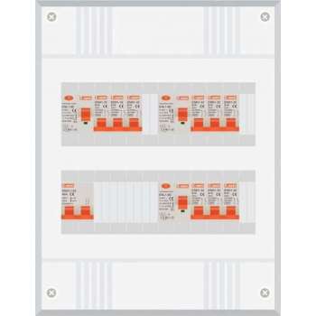 1 fase groepenkast met 9 licht groepen