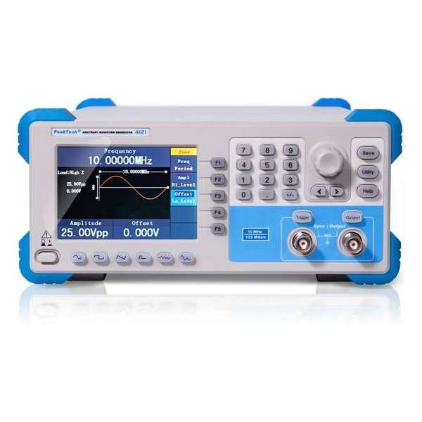 PeakTech 4121 1CH willekeurige golfvormgenerator, 1 µHz - 10 MHz PeakTech 4121 1CH willekeurige golfvormgenerator, 1 µHz - 10 MHz