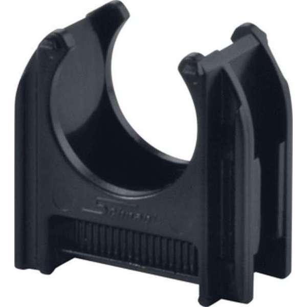 SCHB kabelbuisklem EC, kunstst, zw, v/buisdiam 17.6 - 18.6mm SCHB kabelbuisklem EC, kunstst, zw, v/buisdiam 17.6 - 18.6mm
