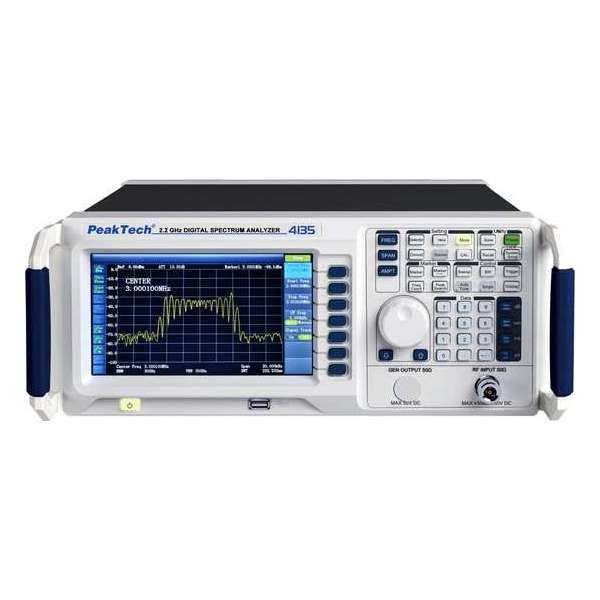 PeakTech 4135-1 Digital Spectrum Analyzer 9 kHz ~ 2,2 GHz PeakTech 4135-1 Digital Spectrum Analyzer 9 kHz ~ 2,2 GHz