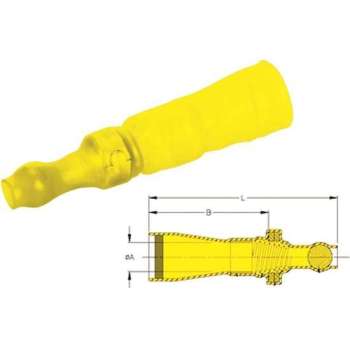 Topflux doorverbinder Geel 25st - Kabelschoen - AMP connector