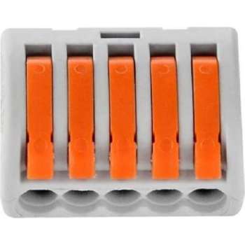 100 stuks - Lasklem 5 - voudig 0.08 – 4mm² hersluitbaar