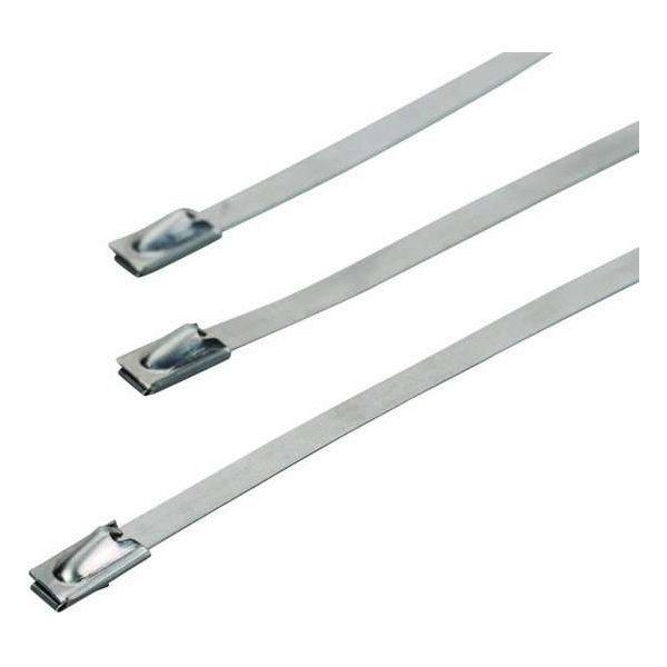 RVS kabelbinders - 100 stuks - formaat: 200 x 4.45 mm RVS kabelbinders - 100 stuks - formaat: 200 x 4.45 mm