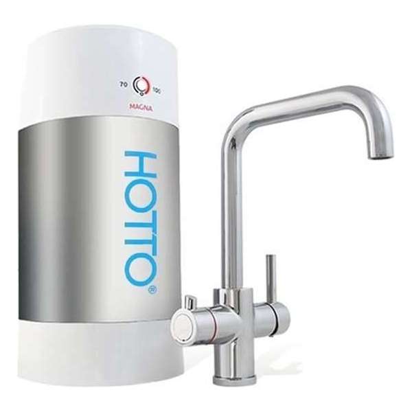 Boiler 8L + Quadro kraan chroom - combiset Quadro - Chroom Boiler 8L + Quadro kraan chroom - combiset Quadro - Chroom