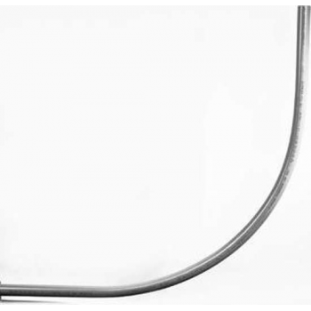 Dyka Straalbocht 2x spie 90° PVC grijs 75 x 1130 x radius 600mm