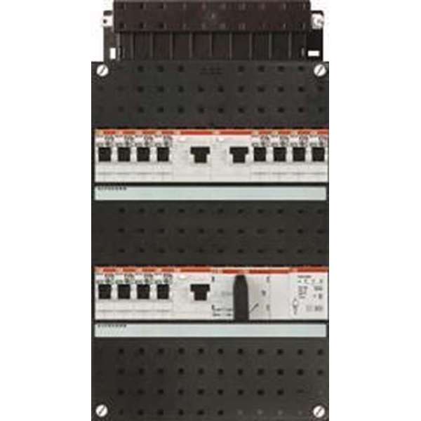 ABB groepenkast HAD343434-222+H44 3-fase groepenkast met 12 groepen 3 aardlekschakelaars beltrafo en hoofdschakelaar ABB groepenkast HAD343434-222+H44 3-fase groepenkast met 12 groepen 3 aardlekschakelaars beltrafo en hoofdschakelaar
