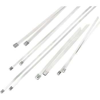 Metalen RVS Tie Wrap - 4,6 x 400 mm - 100 stuks