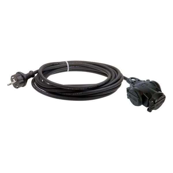 Hang-Driewegblok Rubber 3G2,5 5M Neopreen Hang-Driewegblok Rubber 3G2,5 5M Neopreen