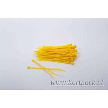 1000 stuks Gele Kabelbinders 370mm x 7.6 mm (099.0375)