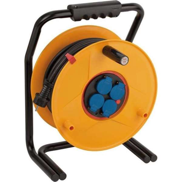 Brennenstuhl Brobusta Bretec IP44 kabelhaspel voor nijverheid/bouw 40m H07RN-F 3G2,5 *FR* Brennenstuhl Brobusta Bretec IP44 kabelhaspel voor nijverheid/bouw 40m H07RN-F 3G2,5 *FR*