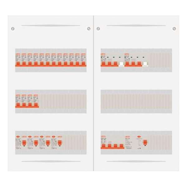 3 fase bedrijfsverdeler 40A met 16 licht groepen en 2 krachtgroepen 3 fase bedrijfsverdeler 40A met 16 licht groepen en 2 krachtgroepen