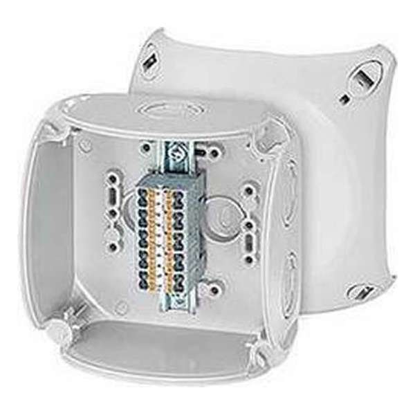 Hensel 4012591134367 Verdeeldoos Halogeenvrij, Verzegelbaar, Weerbestendig (l x b) 104 mm x 104 mm Hensel 4012591134367 Verdeeldoos Halogeenvrij, Verzegelbaar, Weerbestendig (l x b) 104 mm x 104 mm