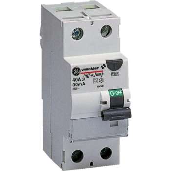 VYNCKIER DIFFERENTIEELSCHAKELAAR 2 POLIG 40A 30MA TYPE A - 2 MODULES