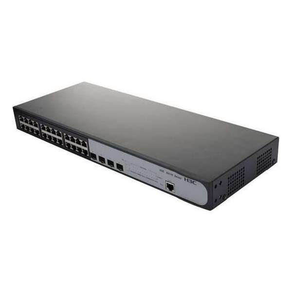Schakelaar H3C 9801A0JR 24 p 10 / 100 / 1000 Mbps 4 x SFP Schakelaar H3C 9801A0JR 24 p 10 / 100 / 1000 Mbps 4 x SFP