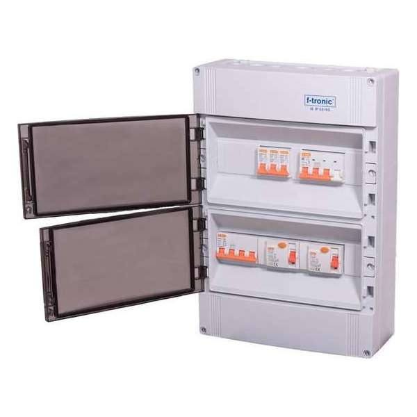 3 fase groepenkast met 3 licht groepen en 1 krachtgroep 3 fase groepenkast met 3 licht groepen en 1 krachtgroep