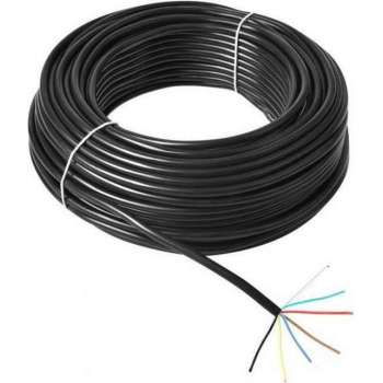 7x0,75mm² kabel op rol 50 M
