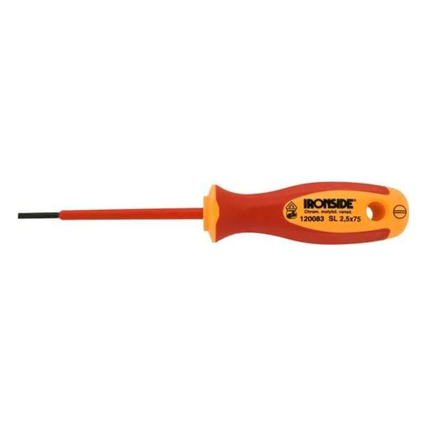 Schroevendraaier Ironside vde zaagsnede 2.5x75mm Schroevendraaier Ironside vde zaagsnede 2.5x75mm