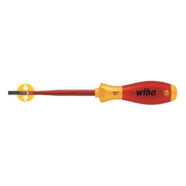 Wiha 3201 SoftFinish electric slimFix VDE Schroevendraaier - Sleuf - 4 x 100mm Wiha 3201 SoftFinish electric slimFix VDE Schroevendraaier - Sleuf - 4 x 100mm