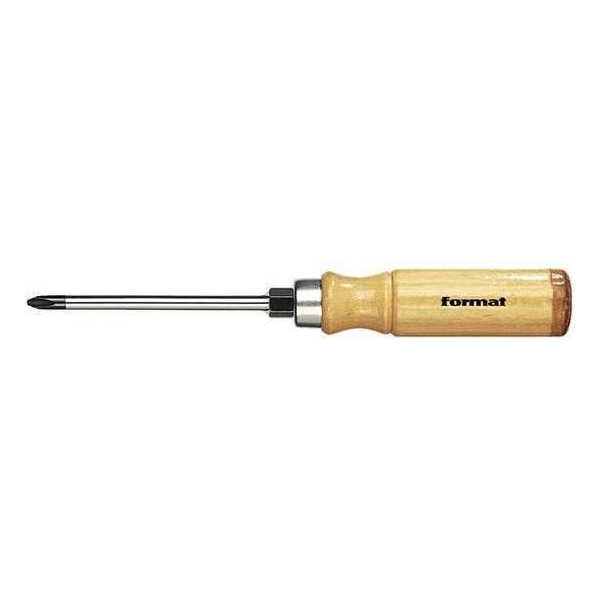 Schroevendraaiers met houten heft Speciaal staal PH 1 FORMAT Schroevendraaiers met houten heft Speciaal staal PH 1 FORMAT