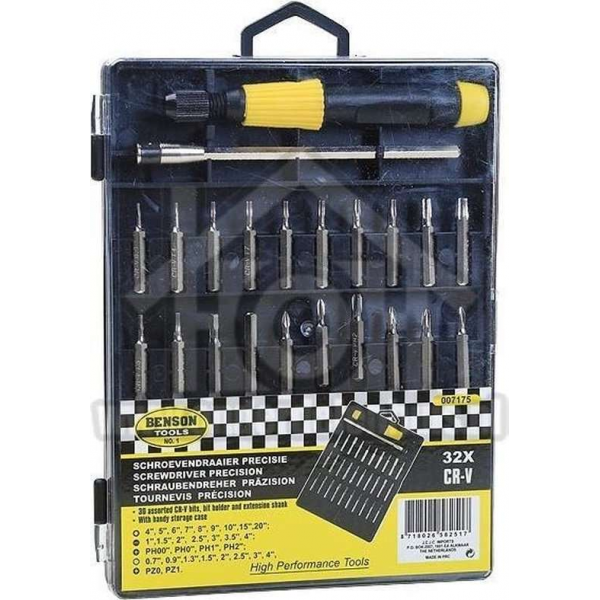 Hofftech Schroevendraaier Precisie set - 32 Delig Hofftech Schroevendraaier Precisie set - 32 Delig