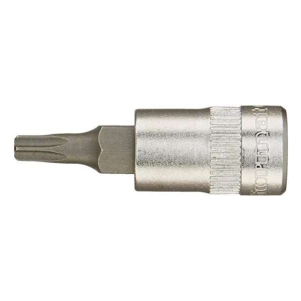"Schroevendraaier-inzetstuk CV-staal 1/4", T10x36mm FORMAT" "Schroevendraaier-inzetstuk CV-staal 1/4", T10x36mm FORMAT"