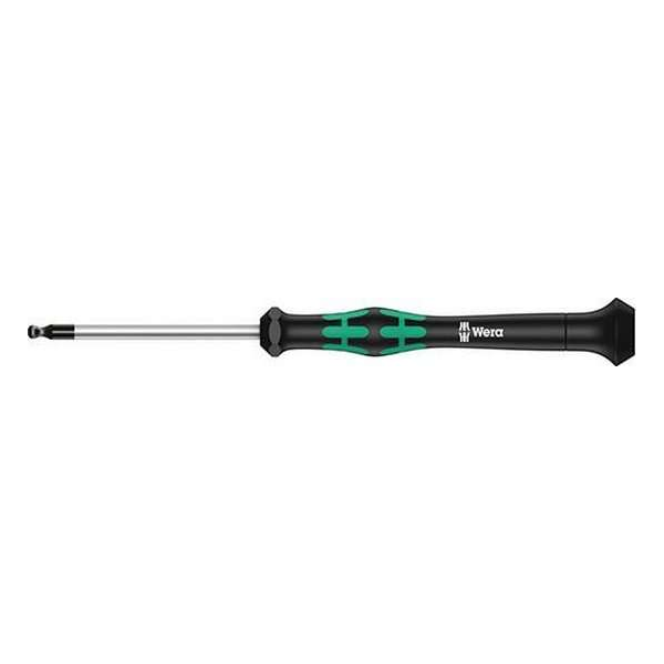 Wera Kraftform Micro Zeskant-Kogelkop schroevendraaier SW 3,0X60 Wera Kraftform Micro Zeskant-Kogelkop schroevendraaier SW 3,0X60