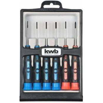 Professionele precisieschroevendraaierset - 6 delig