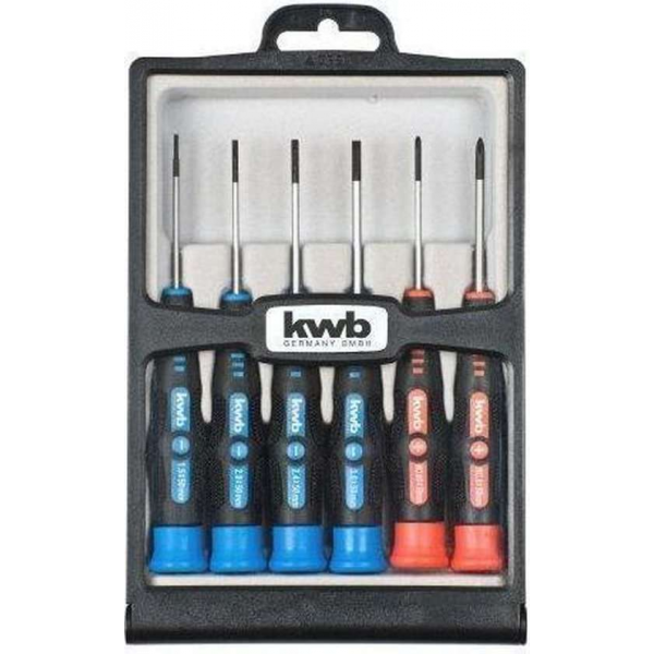 Professionele precisieschroevendraaierset - 6 delig Professionele precisieschroevendraaierset - 6 delig