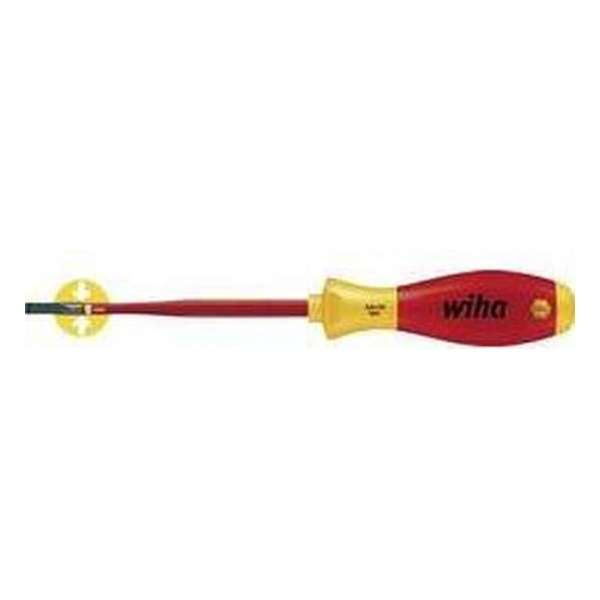 Vde Platte Schroevendraaier Wiha Softfinish Electric Slimfix 3201 35501 Kopbreedte: 4.5 Mm Koplengte: 125 Mm Vde Platte Schroevendraaier Wiha Softfinish Electric Slimfix 3201 35501 Kopbreedte: 4.5 Mm Koplengte: 125 Mm