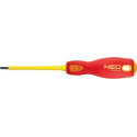 Neo Tools Schroevendraaier 5,5x125mm 1000v Magnetisch CRMO Staal Pro Grip TUV M+T