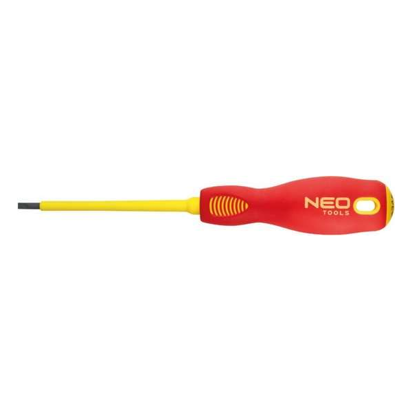 Neo Tools Schroevendraaier 5,5x125mm 1000v Magnetisch CRMO Staal Pro Grip TUV M+T