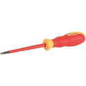 Silverline VDE soft-grip elektriciens schroevendraaier, sleuf 0,8 x 4 x 100 mm
