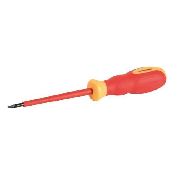 Silverline VDE soft-grip elektriciens schroevendraaier, sleuf 0,8 x 4 x 100 mm Silverline VDE soft-grip elektriciens schroevendraaier, sleuf 0,8 x 4 x 100 mm