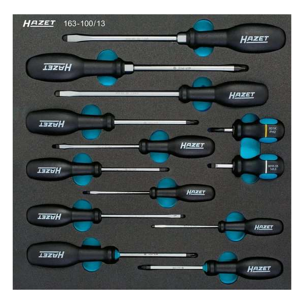 Hazet 163-100/13 13-delige Schroevendraaierset Hazet 163-100/13 13-delige Schroevendraaierset