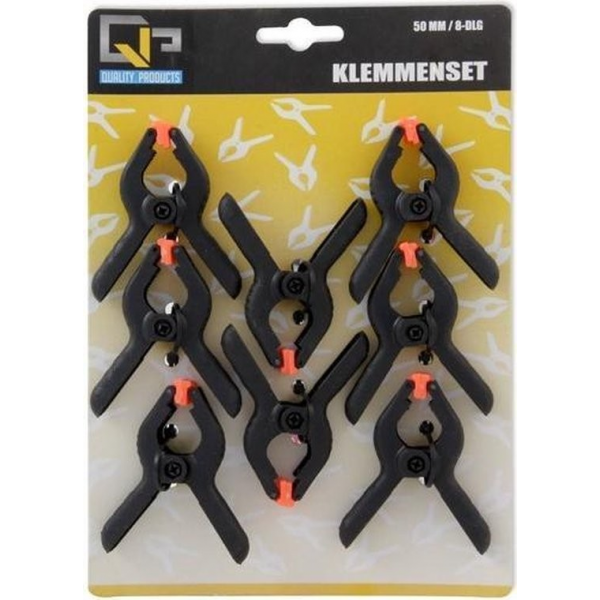 8x Hobby lijmklemmen/veerklemmen 5 cm - Hobby/klusbenodigdheden - Marktkraamklemmen 8 stu 8x Hobby lijmklemmen/veerklemmen 5 cm - Hobby/klusbenodigdheden - Marktkraamklemmen 8 stu