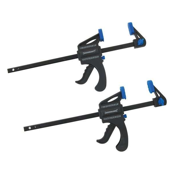 Silverline 250115 Snelspanklem - 150mm (2st) Silverline 250115 Snelspanklem - 150mm (2st)