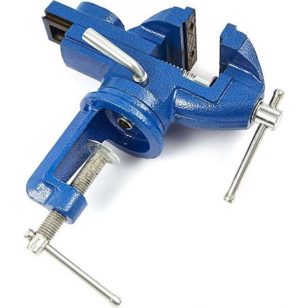 60 mm. Bankschroef met tafelklem - draaibaar 60 mm. Bankschroef met tafelklem - draaibaar