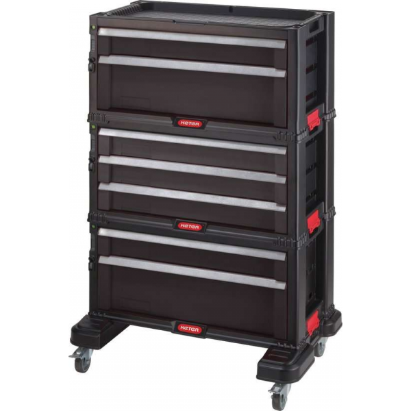 Keter Module Ladekast 7 lades - 59,85x37,76x59,85cm – Zwart Keter Module Ladekast 7 lades - 59,85x37,76x59,85cm – Zwart